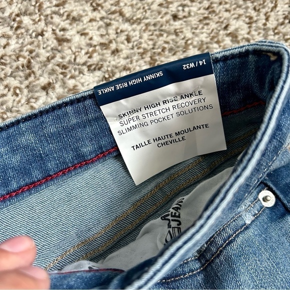 NWT Tommy Hilfiger Jeans Skinny High-rise Ankle Super Stretch Size 12 or 31 - Picture 4 of 8